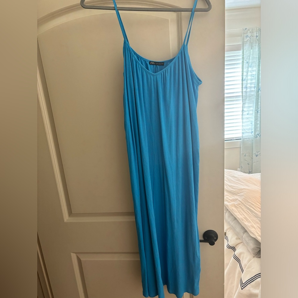 Zara Blue Maxi Dress